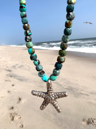 Sterling Silver Starfish Necklace