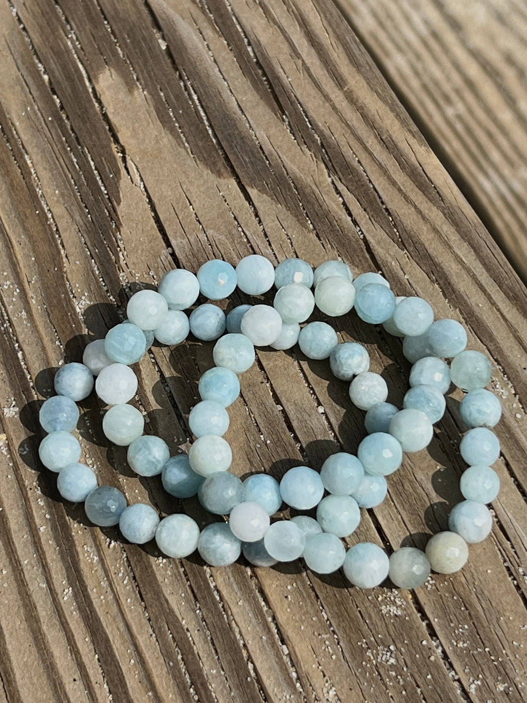 Aquamarine Stretch Bracelet